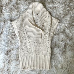 Wilfred cream chunky neck knit tunic